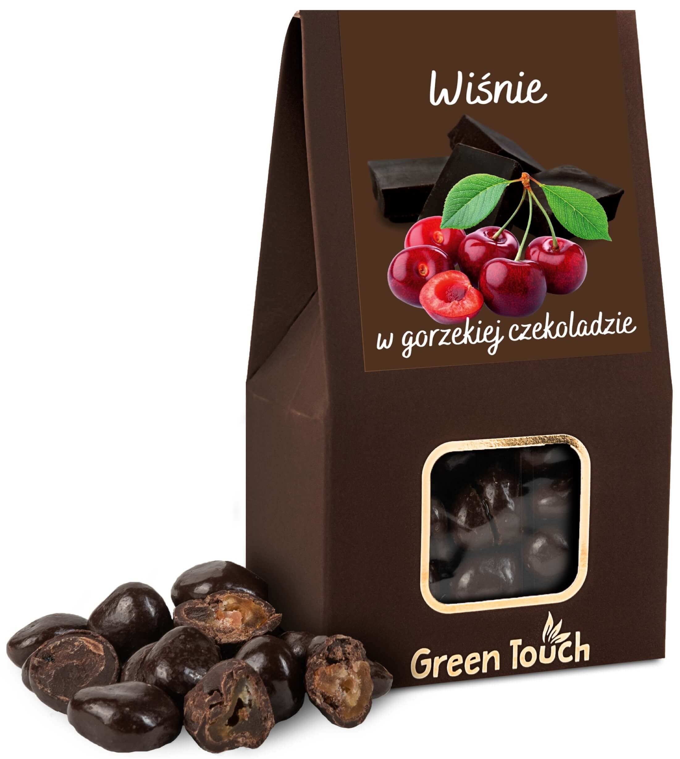 Wiśnie w gorzkiej czekoladzie 100 g