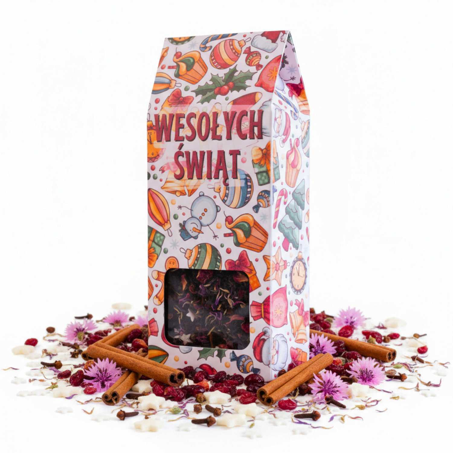 Herbata świąteczna czarna Wigilijny wieczór z owocami na prezent 60 g