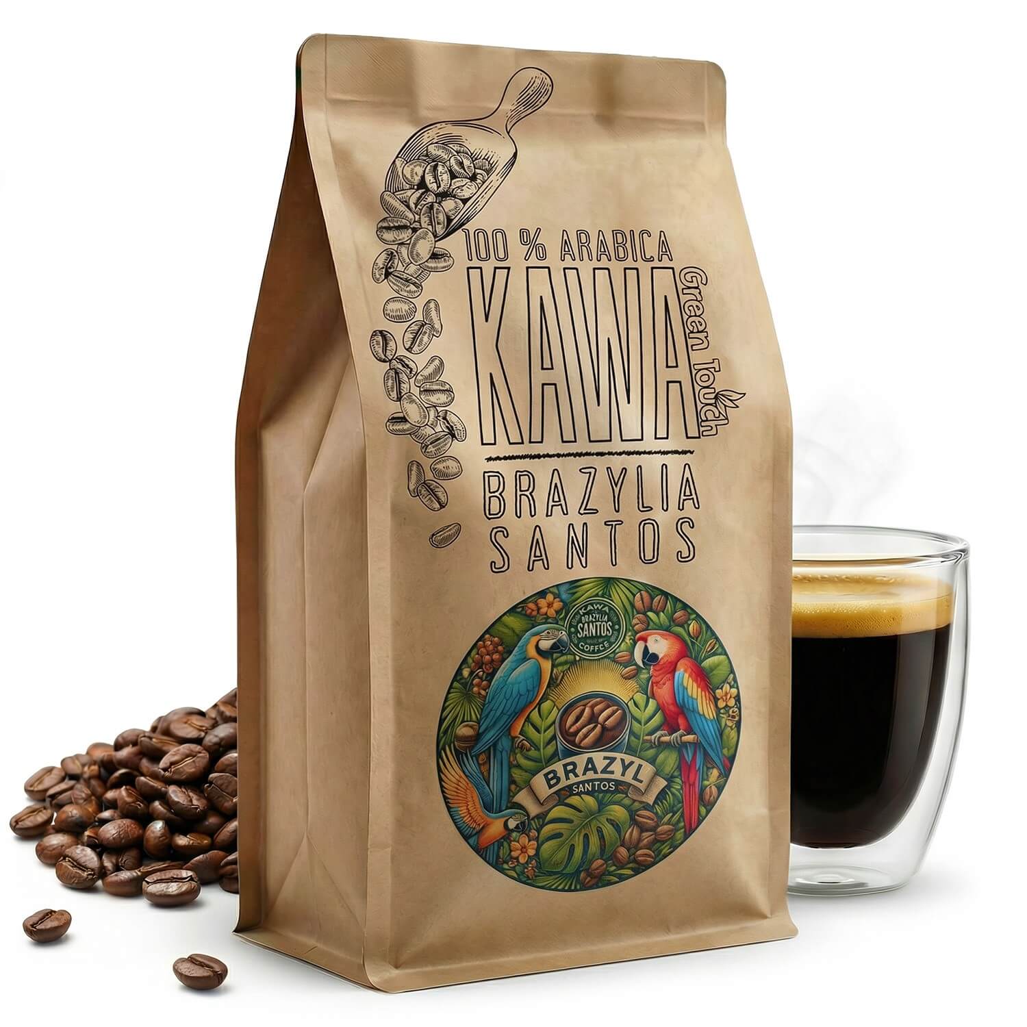 Kawa Brazylia Santos 250 g