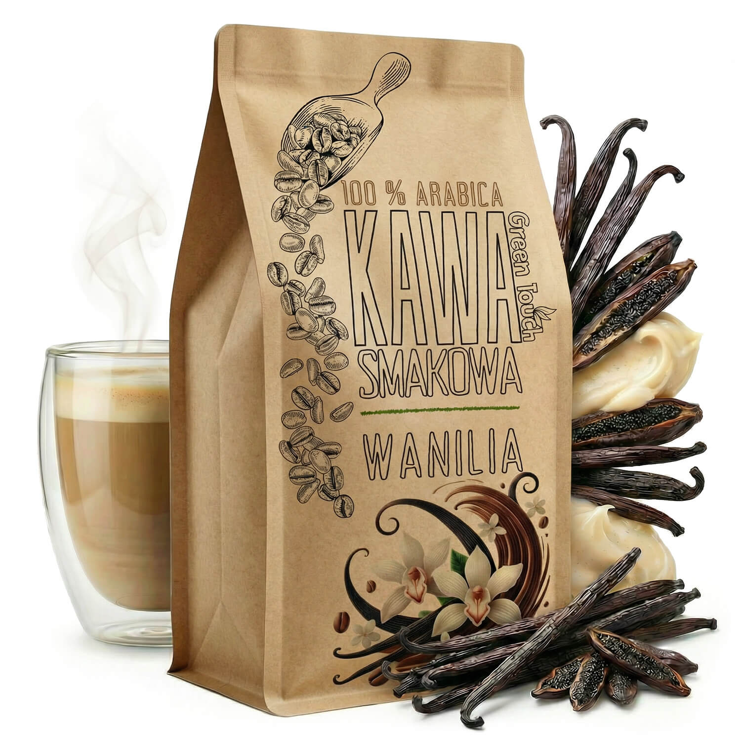 Kawa smakowa waniliowa wanilia vanilla arabica 1 kg